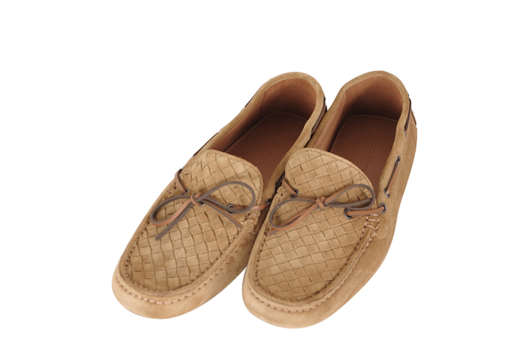 Bottega Veneta/葆蝶家 牛皮男士休闲鞋308160VFCA12640 黄色 39.5