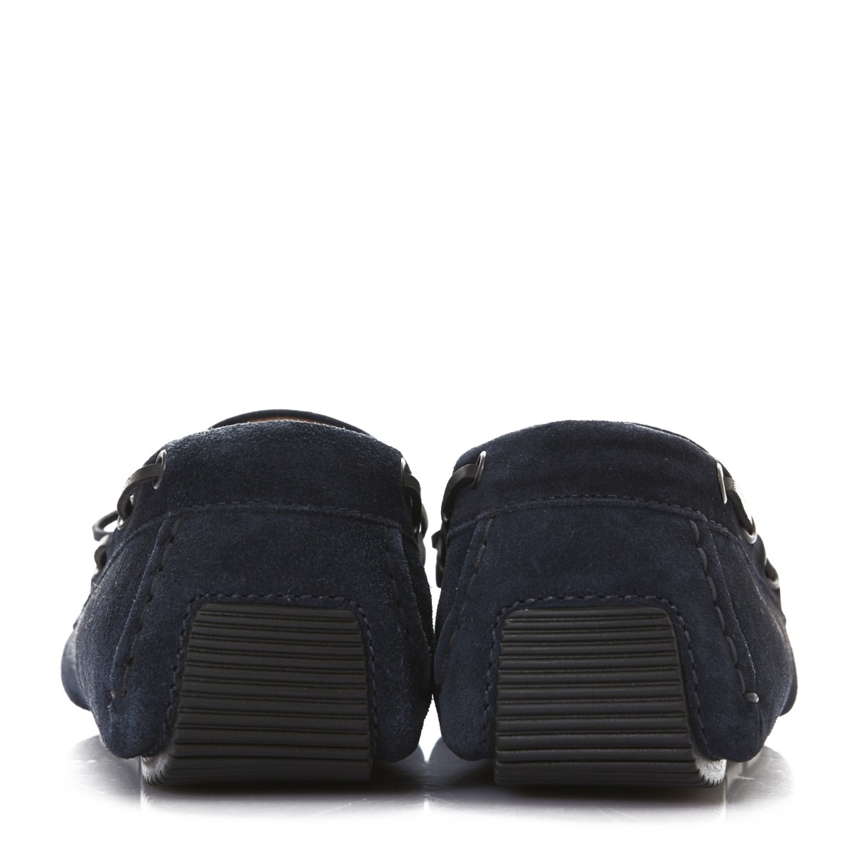 Bottega Veneta/葆蝶家 藏蓝色麂皮男士平底鞋休闲鞋 308160 VFCA1 4030