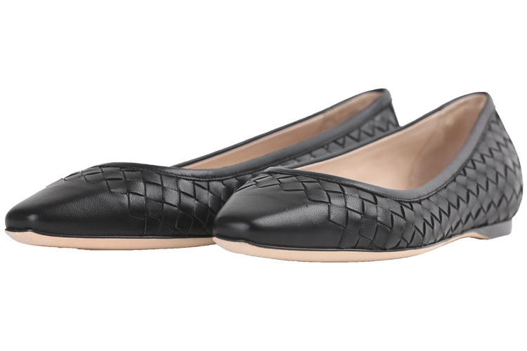 Bottega Veneta/葆蝶家 真皮女士平跟鞋 BV26323220MV99 407066 V0013 1000