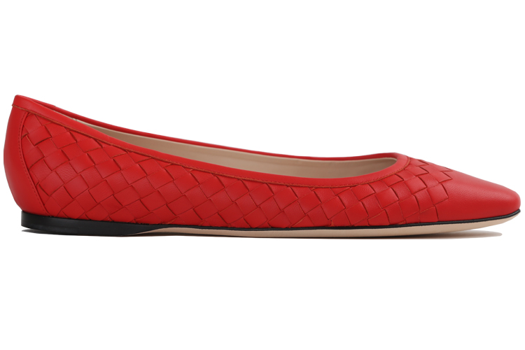 Bottega Veneta/葆蝶家 真皮女士平跟鞋 BV26323220MV72 407066 V0013 6506