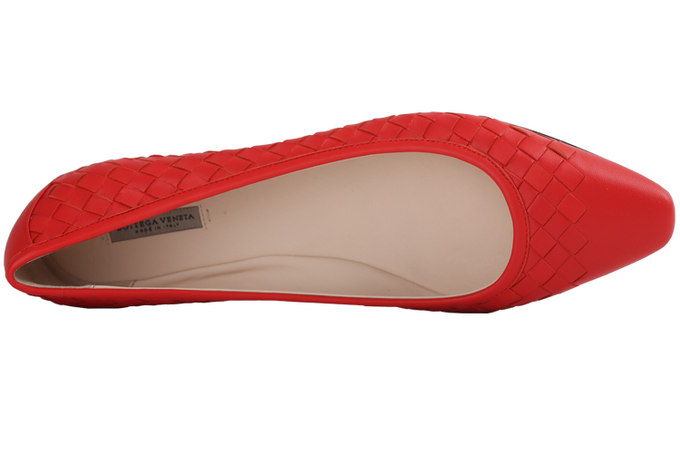 Bottega Veneta/葆蝶家 真皮女士平跟鞋 BV26323220MV72 407066 V0013 6506
