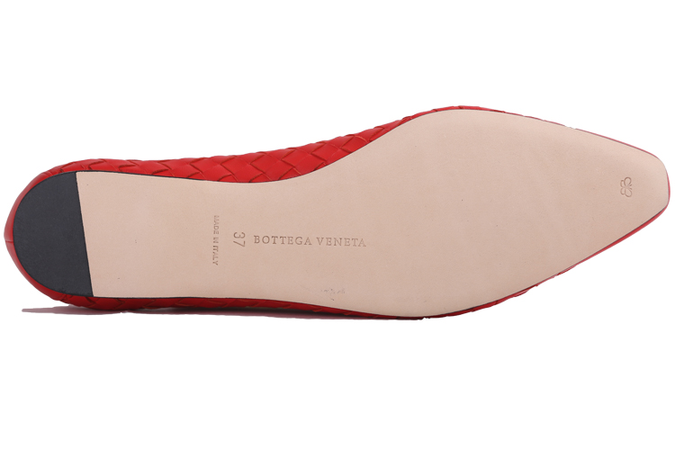 Bottega Veneta/葆蝶家 真皮女士平跟鞋 BV26323220MV72 407066 V0013 6506
