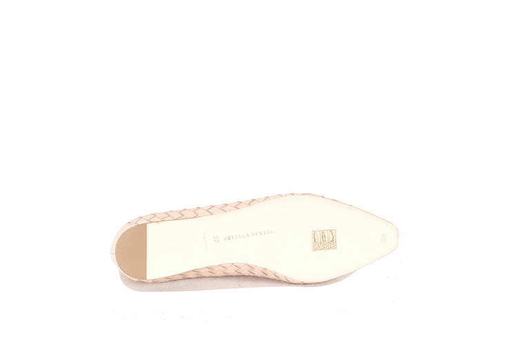 Bottega Veneta/葆蝶家 牛皮女士平跟鞋407066V00136808