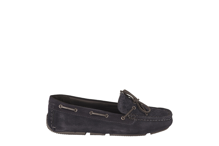 Bottega Veneta/葆蝶家 牛皮女士平跟鞋283058VFCA14030 藏青色 36