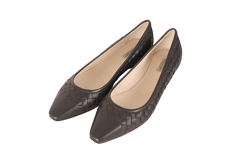 Bottega Veneta/葆蝶家 牛皮女士平跟鞋407066V00134030 藏青色 36