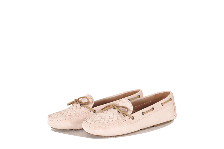 Bottega Veneta/葆蝶家 牛皮女士平跟鞋283058VFCA16808 粉色 36