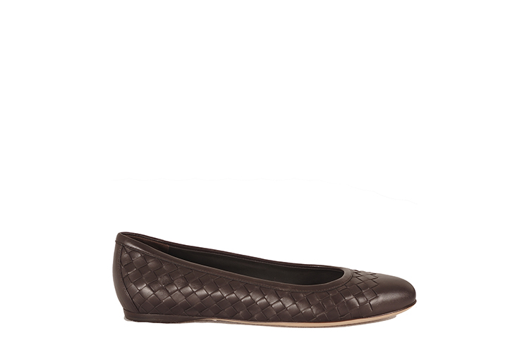 Bottega Veneta/葆蝶家 牛皮女士平跟鞋370132V00132006