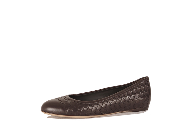 Bottega Veneta/葆蝶家 牛皮女士平跟鞋370132V00132006