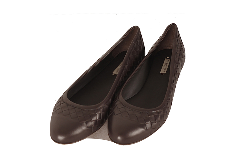 Bottega Veneta/葆蝶家 牛皮女士平跟鞋370132V00132006